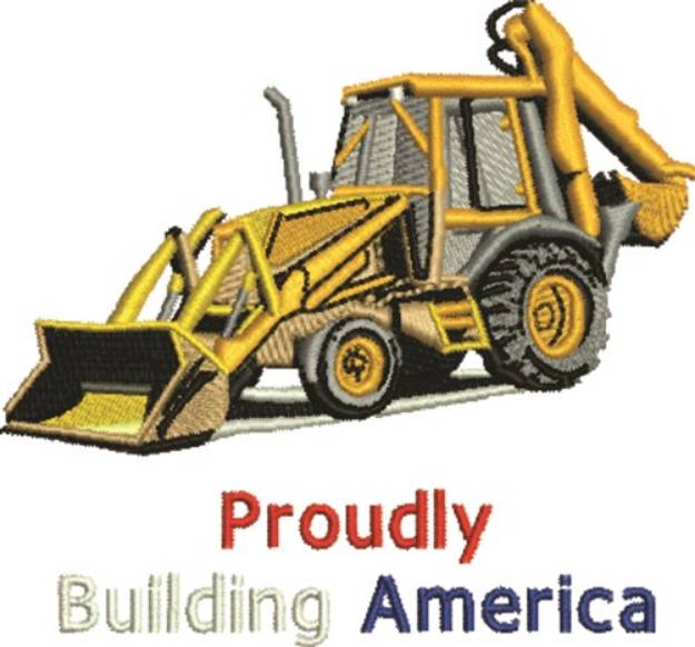 Picture of Building America Machine Embroidery Design