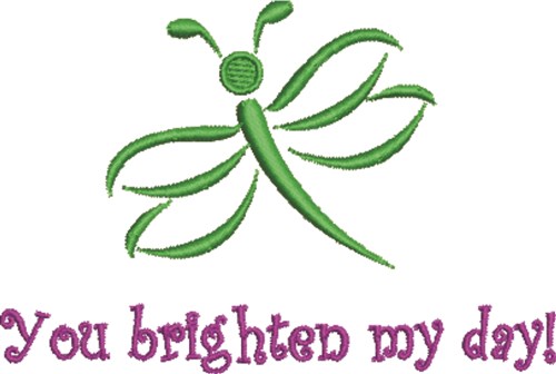 Brighten My Day Machine Embroidery Design