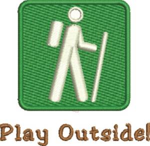 Picture of Play Outside Machine Embroidery Design