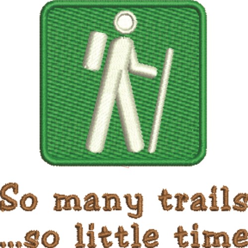 So Many Trails Machine Embroidery Design