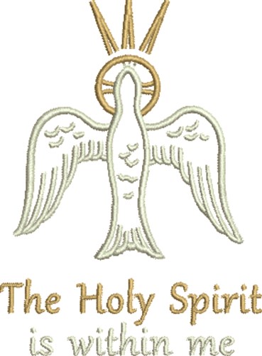 The Holy Spirit Machine Embroidery Design