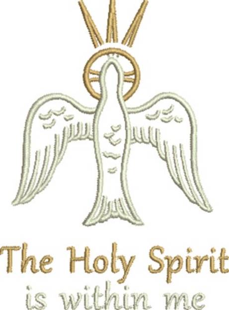 Picture of The Holy Spirit Machine Embroidery Design