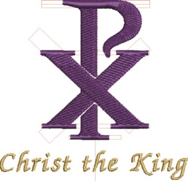 Picture of Christ The King Machine Embroidery Design
