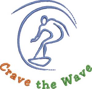 Picture of CraveThe Wave Machine Embroidery Design