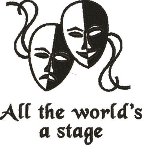 Worlds A Stage Machine Embroidery Design