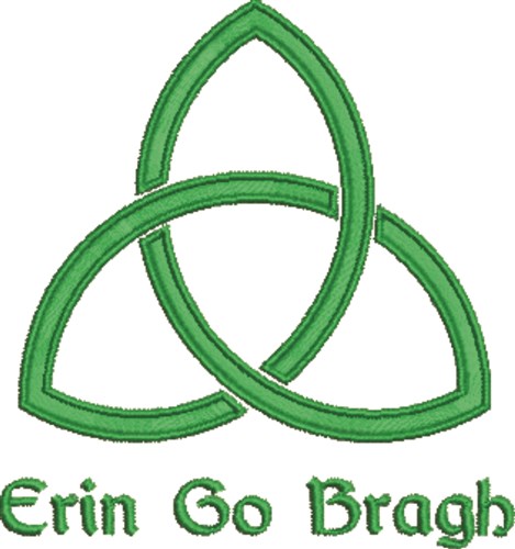 Erin Go Bragh Machine Embroidery Design