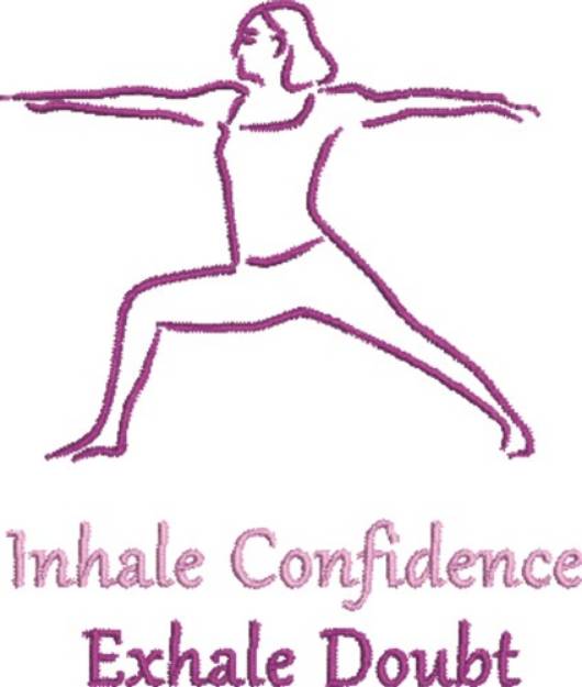 Picture of Inhale Confidence Machine Embroidery Design