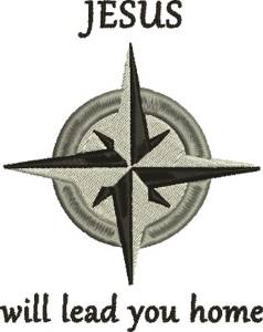 Picture of Compass Rose 1C Machine Embroidery Design