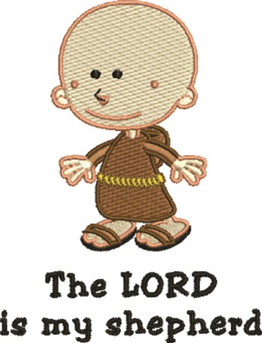 Monk Priest Boy Machine Embroidery Design
