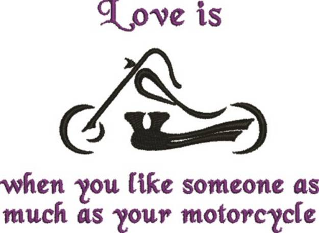 Picture of Abstract Motorcycle Lover Machine Embroidery Design