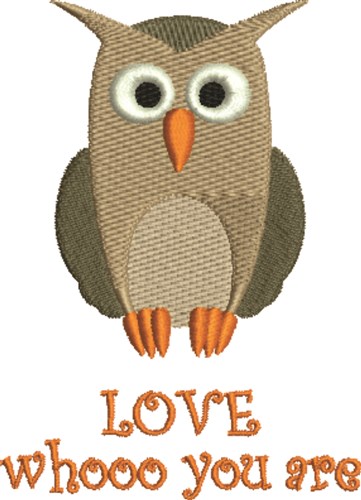 Owl Love Yourself Machine Embroidery Design