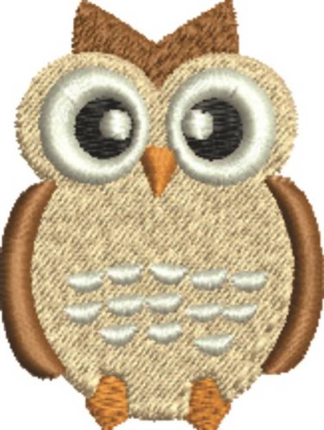Picture of Owl Is Watching Machine Embroidery Design