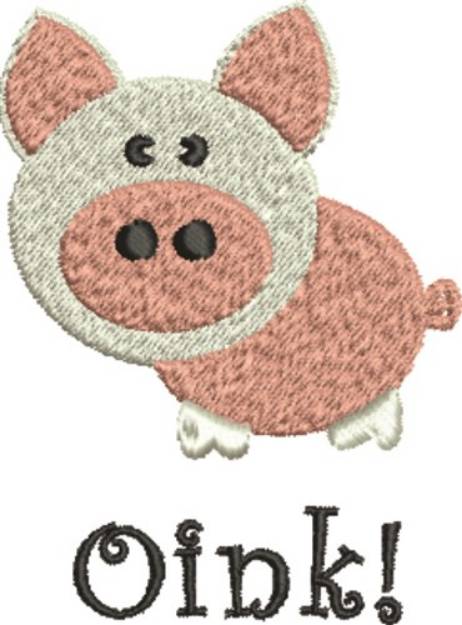 Picture of Pig Oink! Machine Embroidery Design