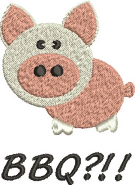Picture of Pig BBQ?!! Machine Embroidery Design