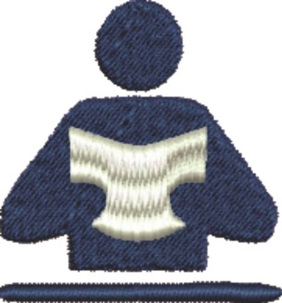 Picture of Book Worm  Machine Embroidery Design