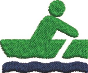 Picture of Rowing  Machine Embroidery Design