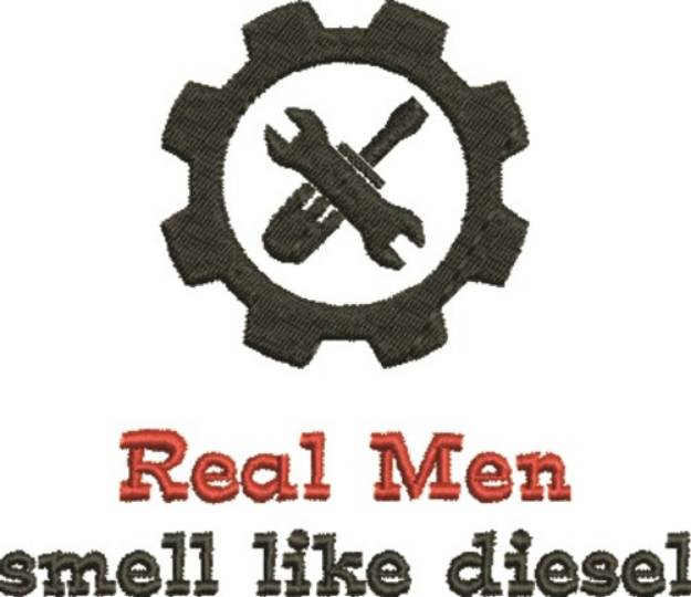 Picture of Real Men Machine Embroidery Design