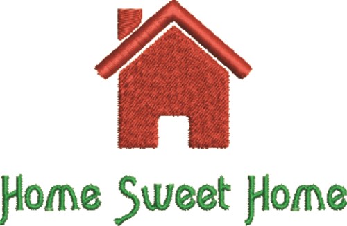 Sweet Home Machine Embroidery Design