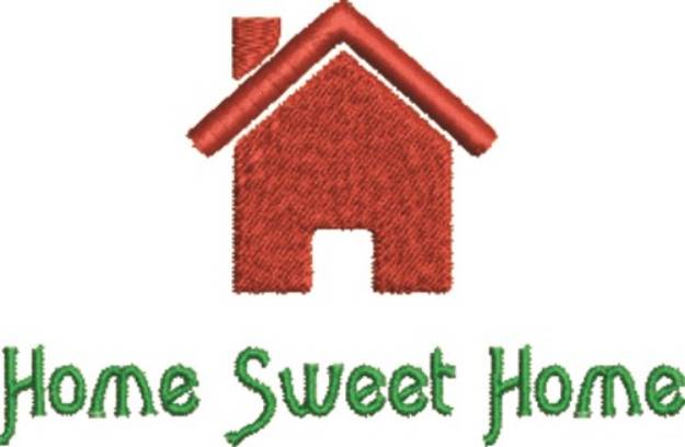 Picture of Sweet Home Machine Embroidery Design