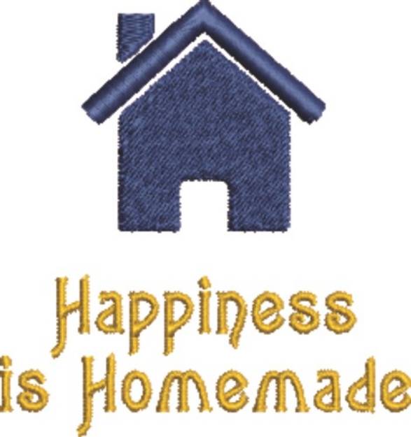 Picture of Homemade Happiness Machine Embroidery Design