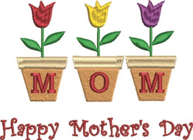 Picture of Mom Day Machine Embroidery Design