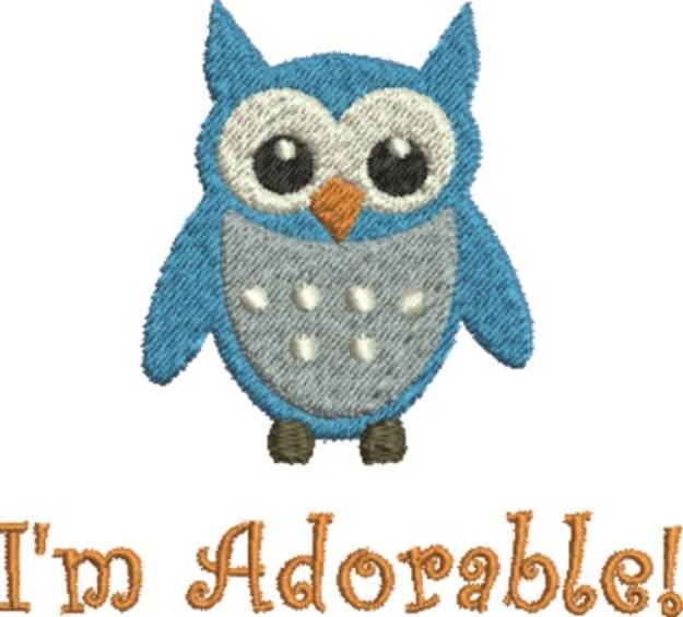 Picture of Owl Adorable Machine Embroidery Design