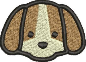 Picture of Puppy Head Machine Embroidery Design