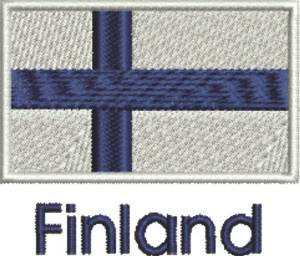 Picture of Finland Flag Machine Embroidery Design