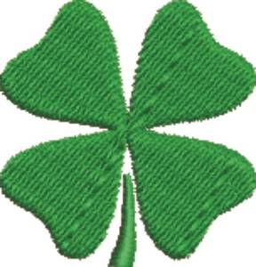 Picture of 4-Leaf Shamrock Machine Embroidery Design