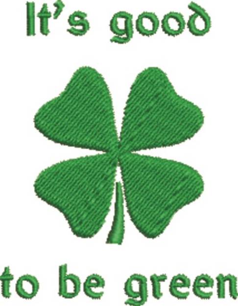 Picture of Green Shamrock Machine Embroidery Design