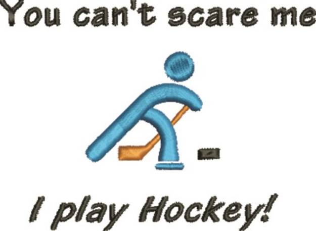 Picture of Hockey Scare Machine Embroidery Design