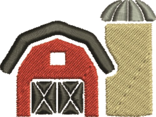 Barn  Machine Embroidery Design