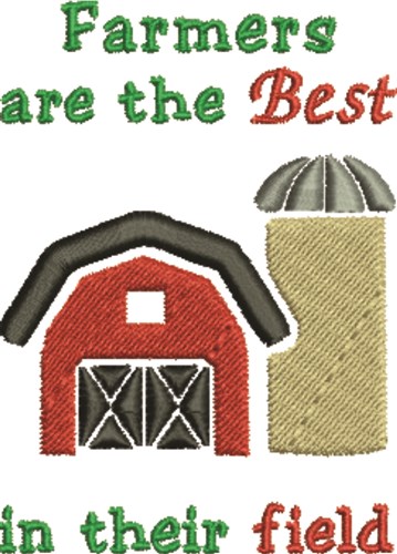 Best In The Field Machine Embroidery Design