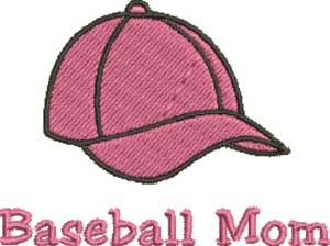 Picture of Baseball Mom Cap Machine Embroidery Design