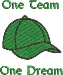 Picture of One Team One Dream Machine Embroidery Design