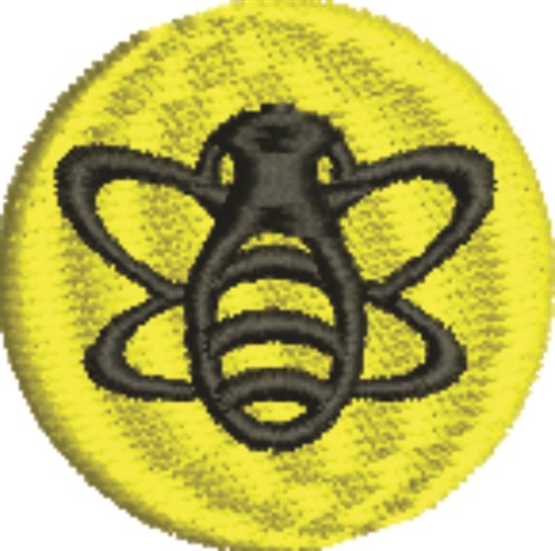Bee Outline Machine Embroidery Design