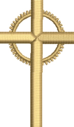 Crucifix Machine Embroidery Design