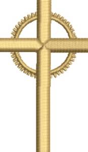 Picture of Crucifix Machine Embroidery Design
