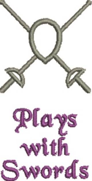 Picture of Play With Swords Machine Embroidery Design