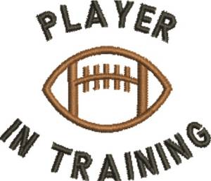 Picture of Player In Training Machine Embroidery Design