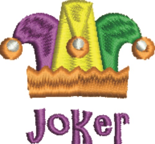 Joker Hat Machine Embroidery Design