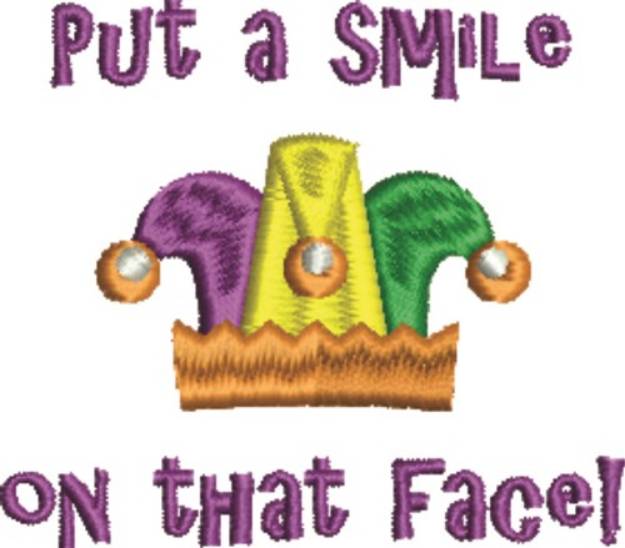 Picture of Put Smile On Machine Embroidery Design