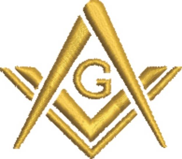 Picture of Masonic Symbol Machine Embroidery Design