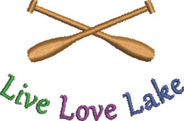 Picture of Live Love Lake Machine Embroidery Design