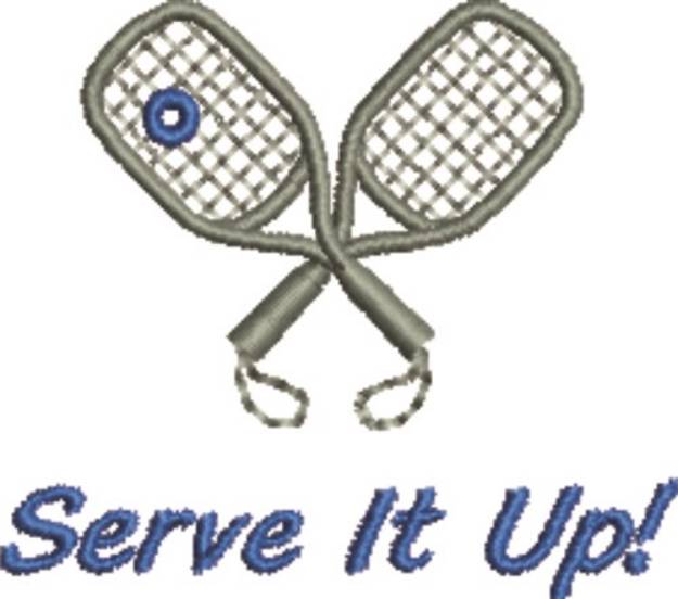 Picture of Serve It Up Machine Embroidery Design