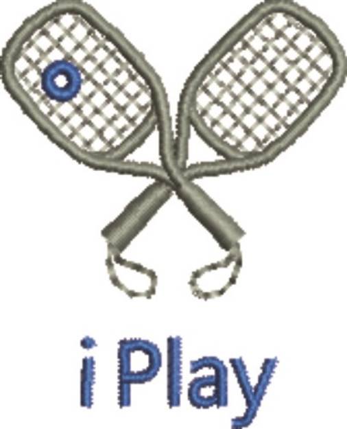 Picture of I Play Machine Embroidery Design