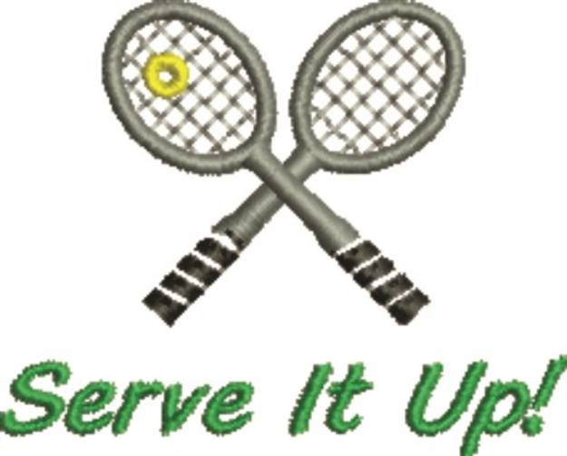 Picture of Serve It Up Machine Embroidery Design