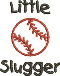 Picture of Little Slugger Machine Embroidery Design