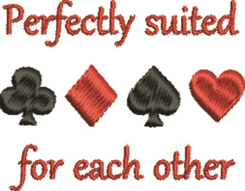 Perfectly Suited Machine Embroidery Design