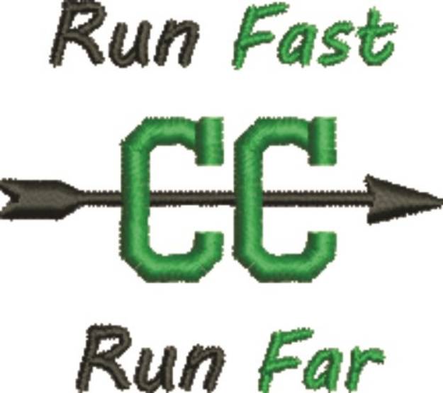 Picture of Run Fast Machine Embroidery Design